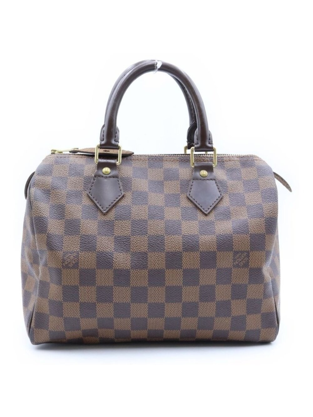 Louis Vuitton Speedy 25 Handbag Damier Leather Brown
